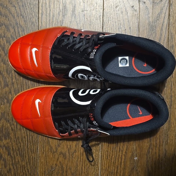 Nike Men's T90 Athletic Sneaker, Color Black/White-University Red, $110.00 USD - Picture 6 of 16